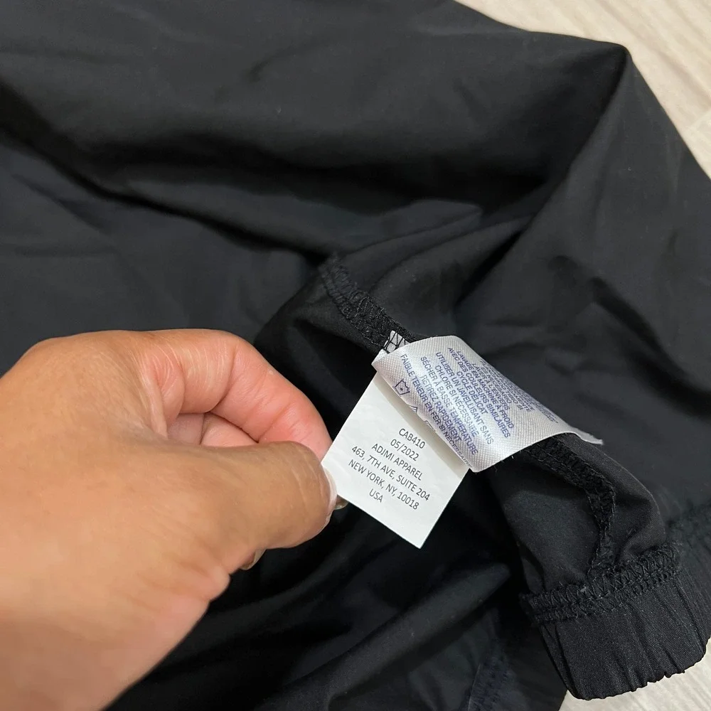 Champion Boys Windbreaker Jacket Medium M 8-10 Black White All Over Print Zip